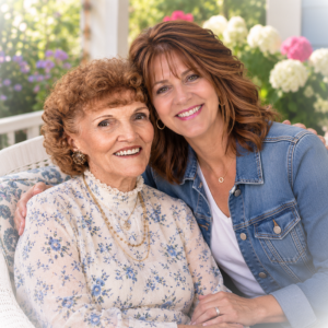 Barbara and her grandmother